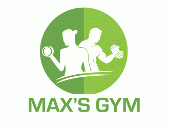 Max’s Gym logo design by AamirKhan
