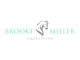 Brooke Miller Equestrian logo design by ammad