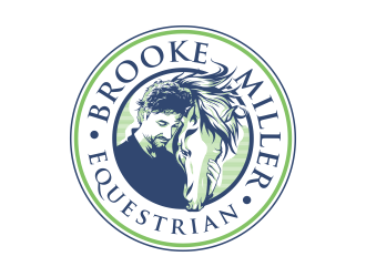 Brooke Miller Equestrian logo design by AisRafa