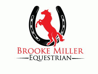 Brooke Miller Equestrian logo design by AamirKhan