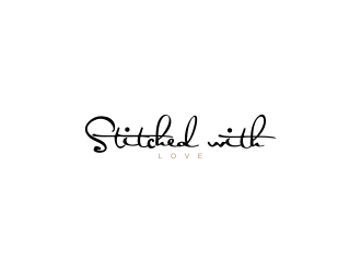 Stitched with Love logo design by KaySa