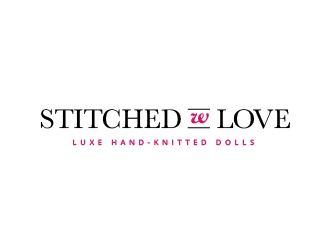 Stitched with Love logo design by visuallogeek