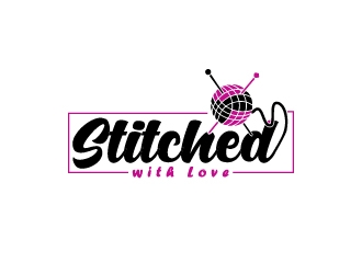 Stitched with Love logo design by fawadyk