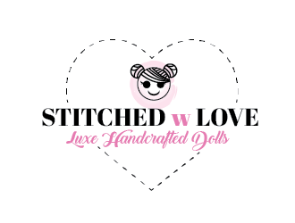 Stitched with Love logo design by SiliaD