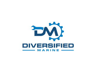 Diversified Marine  logo design by ammad