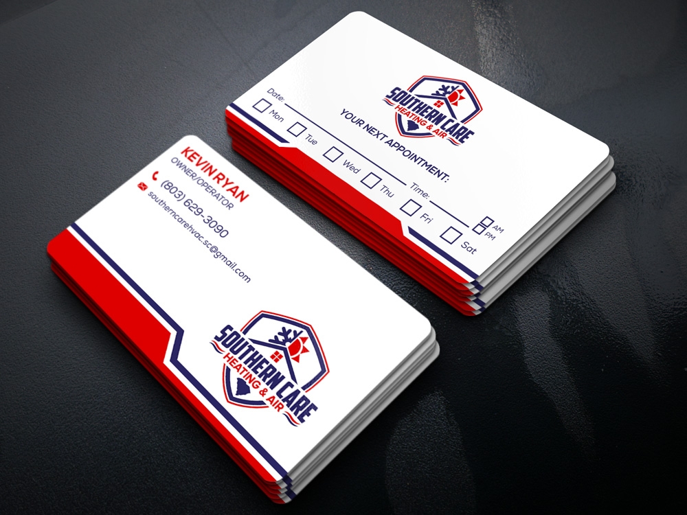 Southern Care Heating & Air logo design by Gelotine