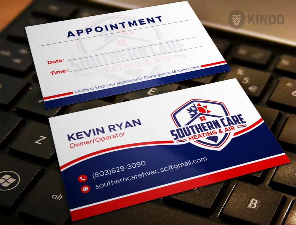 Southern Care Heating & Air logo design by Kindo