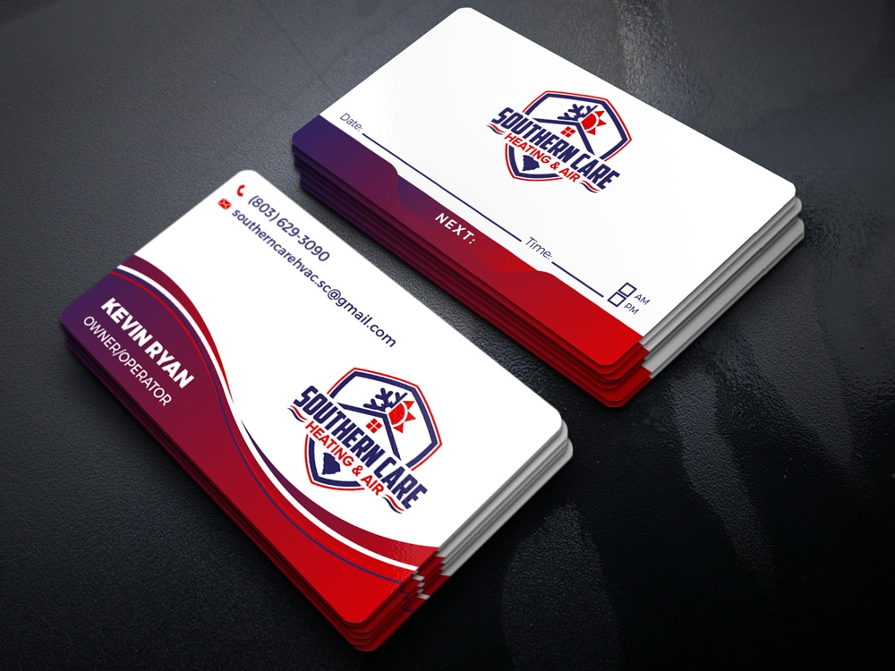 Southern Care Heating & Air logo design by Gelotine