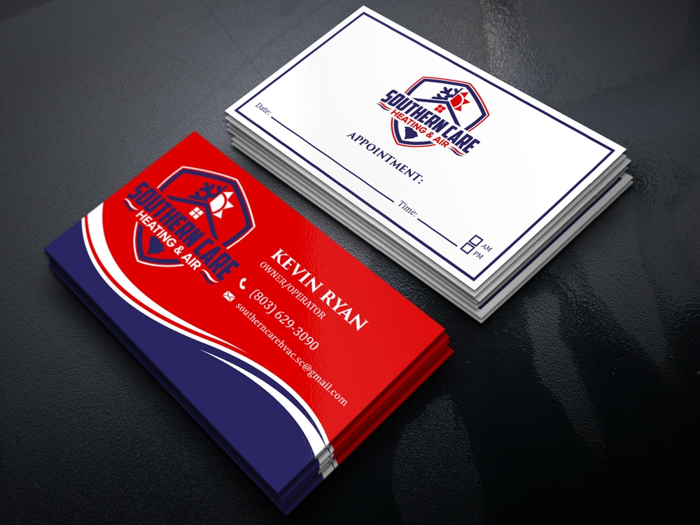 Southern Care Heating & Air logo design by Gelotine
