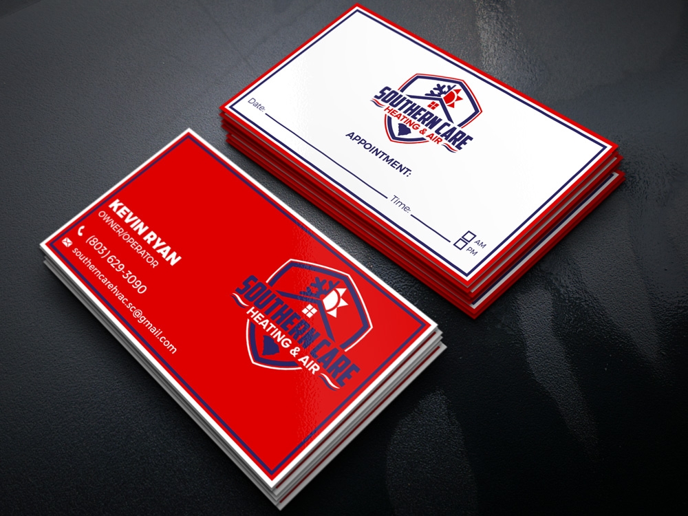 Southern Care Heating & Air logo design by Gelotine