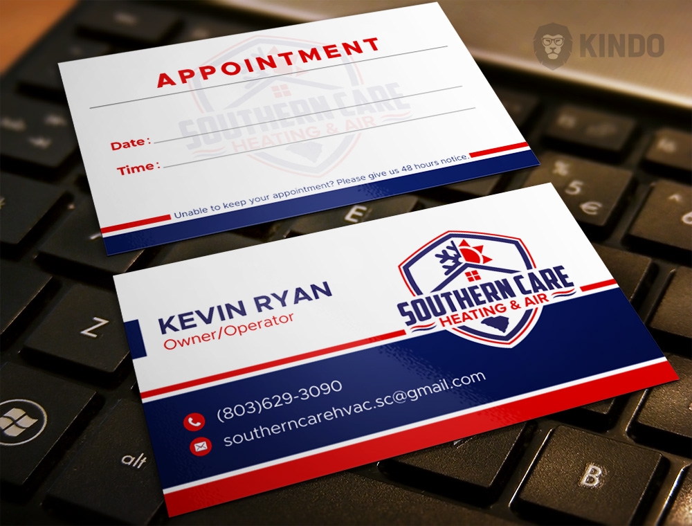 Southern Care Heating & Air logo design by Kindo