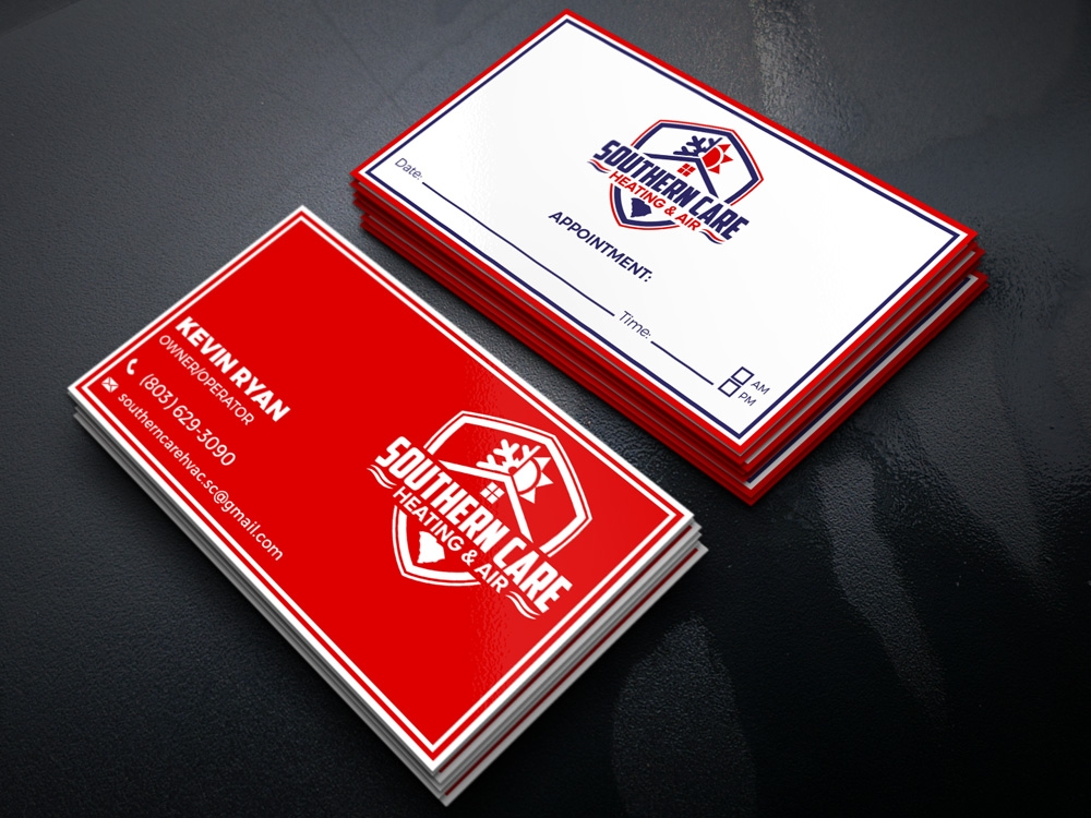 Southern Care Heating & Air logo design by Gelotine