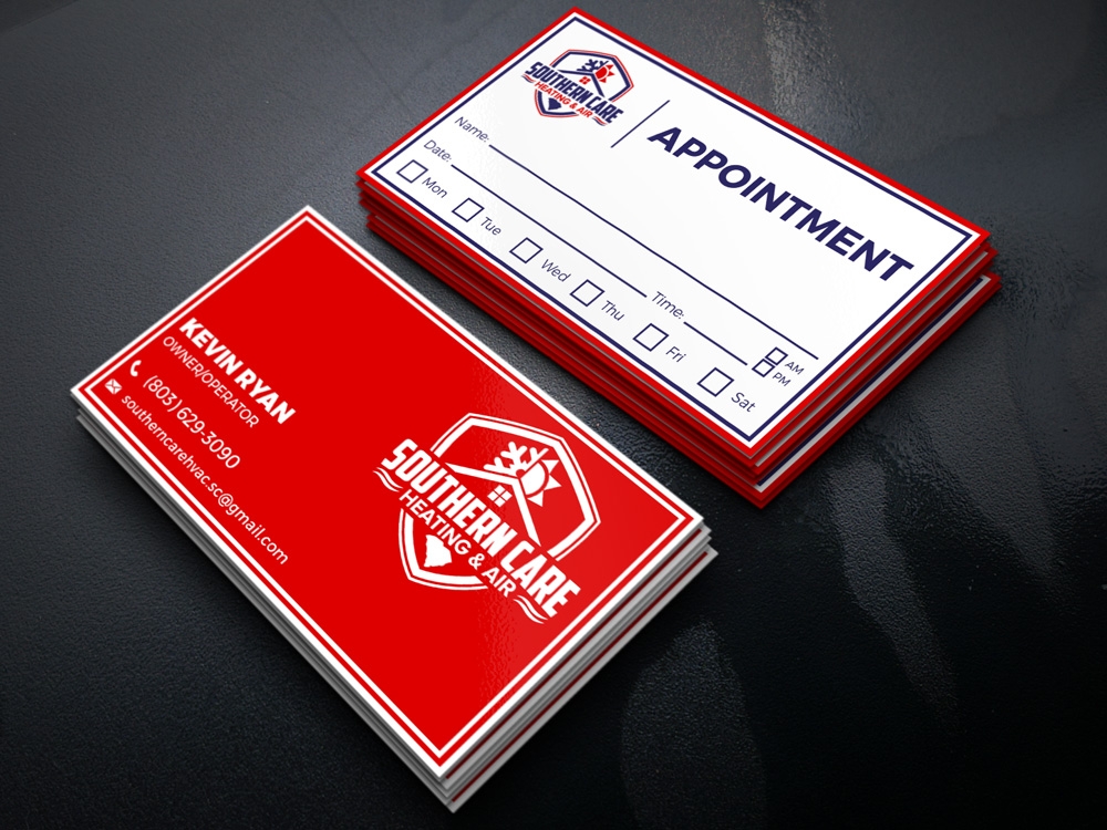 Southern Care Heating & Air logo design by Gelotine