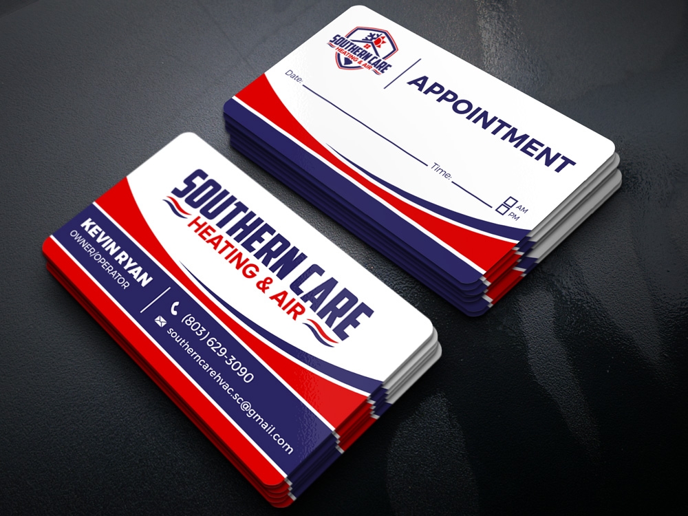 Southern Care Heating & Air logo design by Gelotine