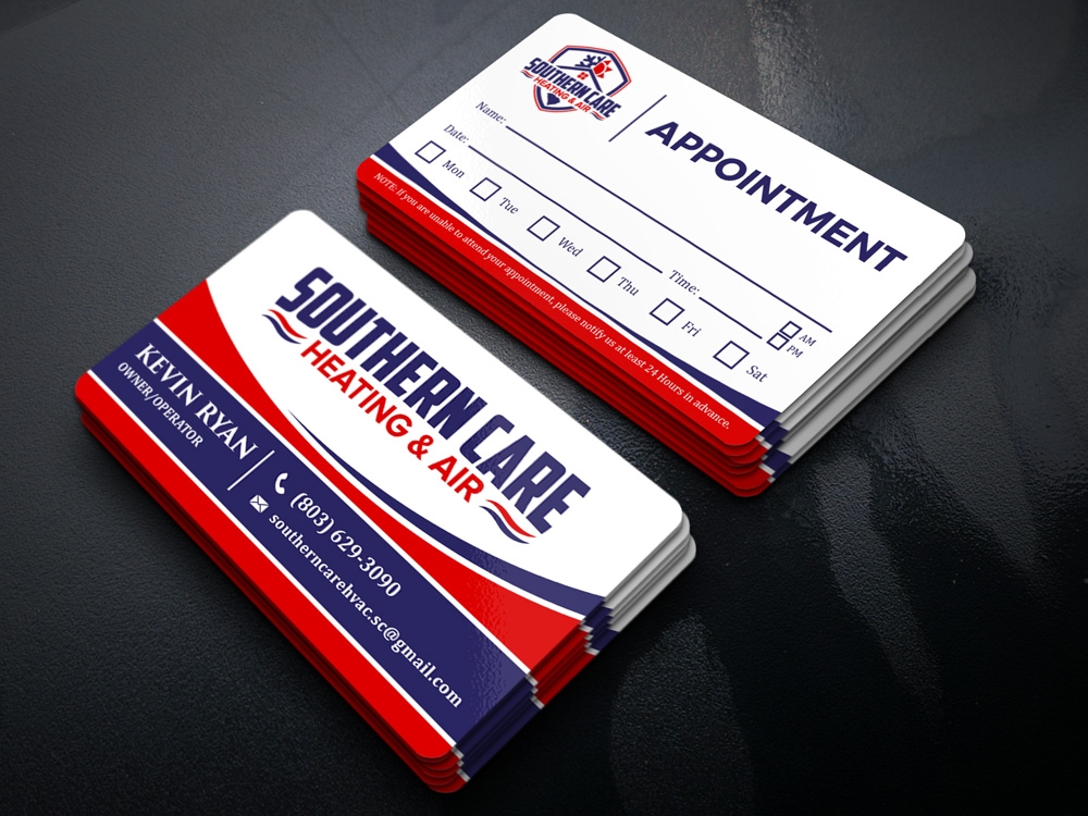 Southern Care Heating & Air logo design by Gelotine