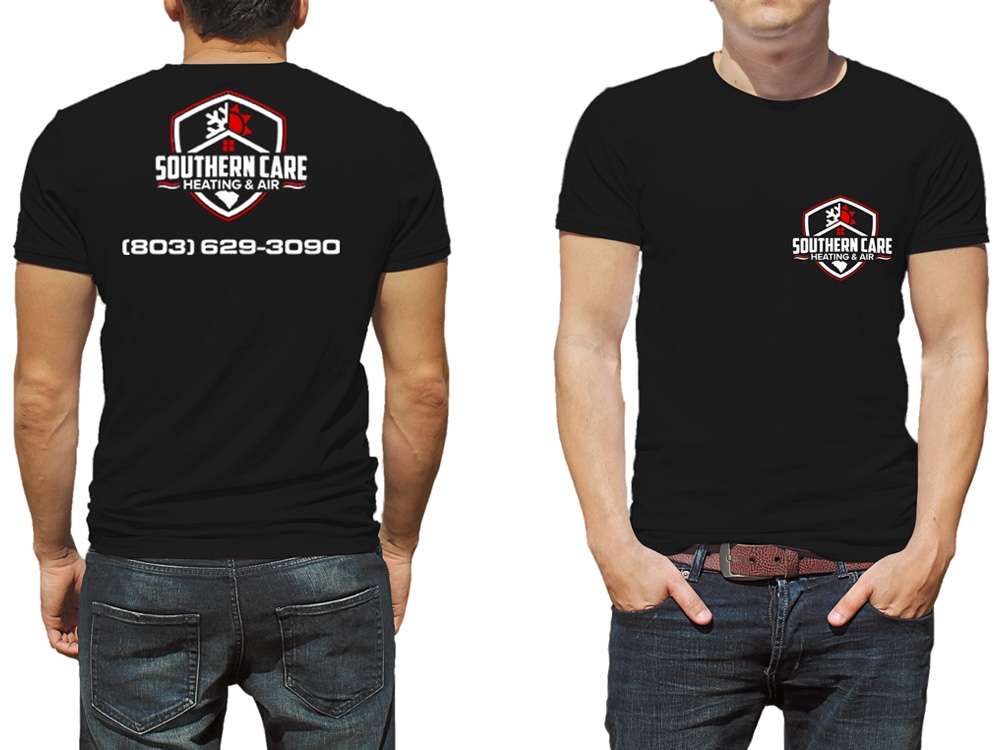 Southern Care Heating & Air logo design by Gelotine