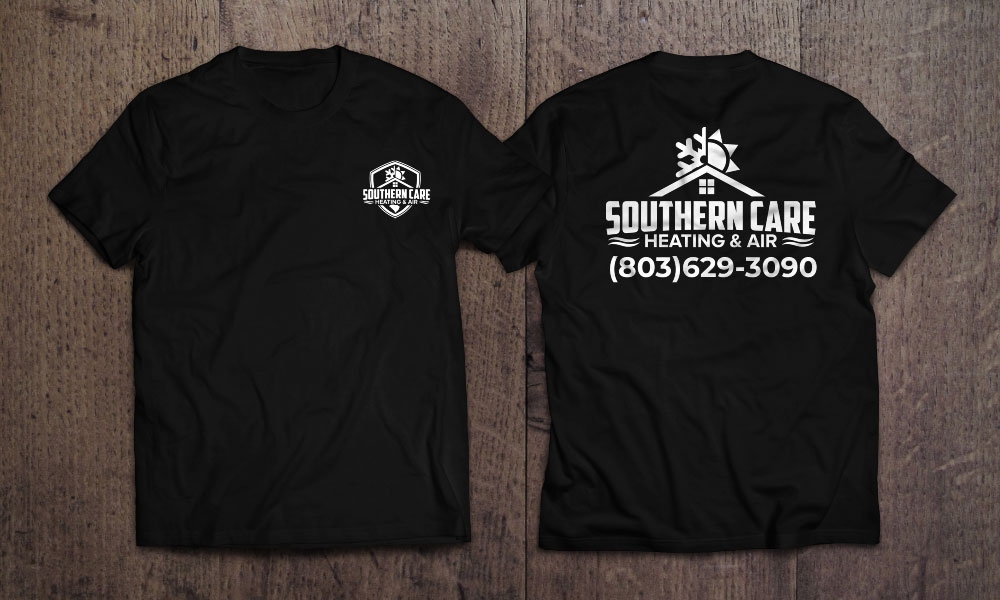 Southern Care Heating & Air logo design by Boomstudioz