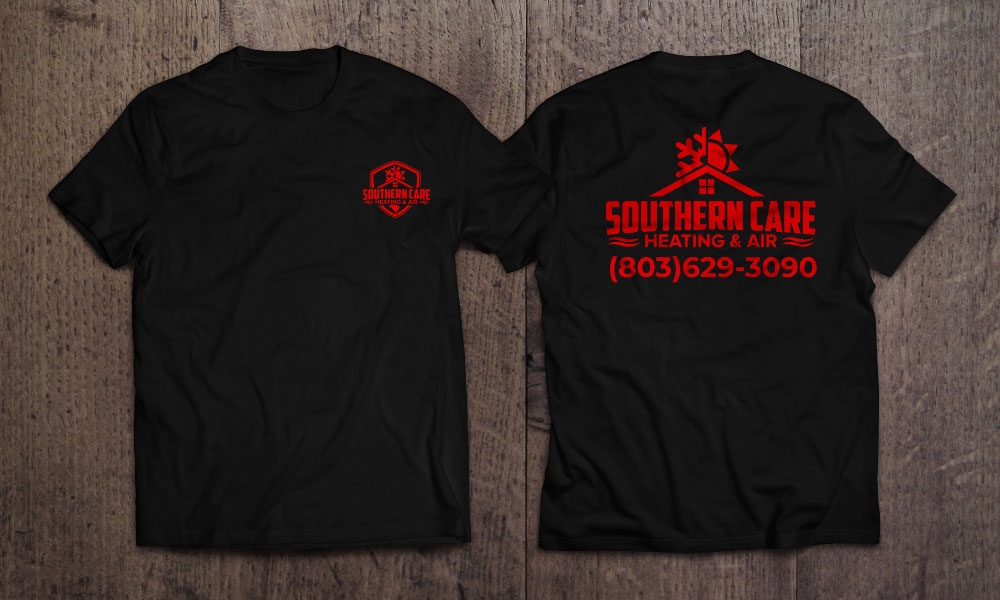 Southern Care Heating & Air logo design by Boomstudioz