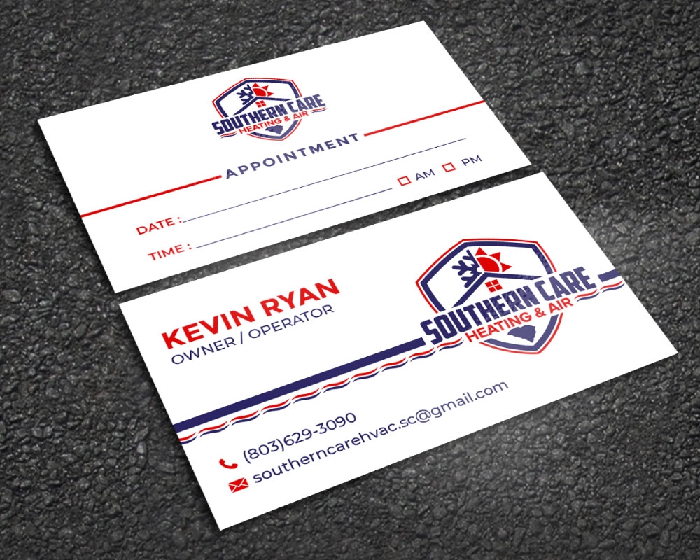 Southern Care Heating & Air logo design by Boomstudioz