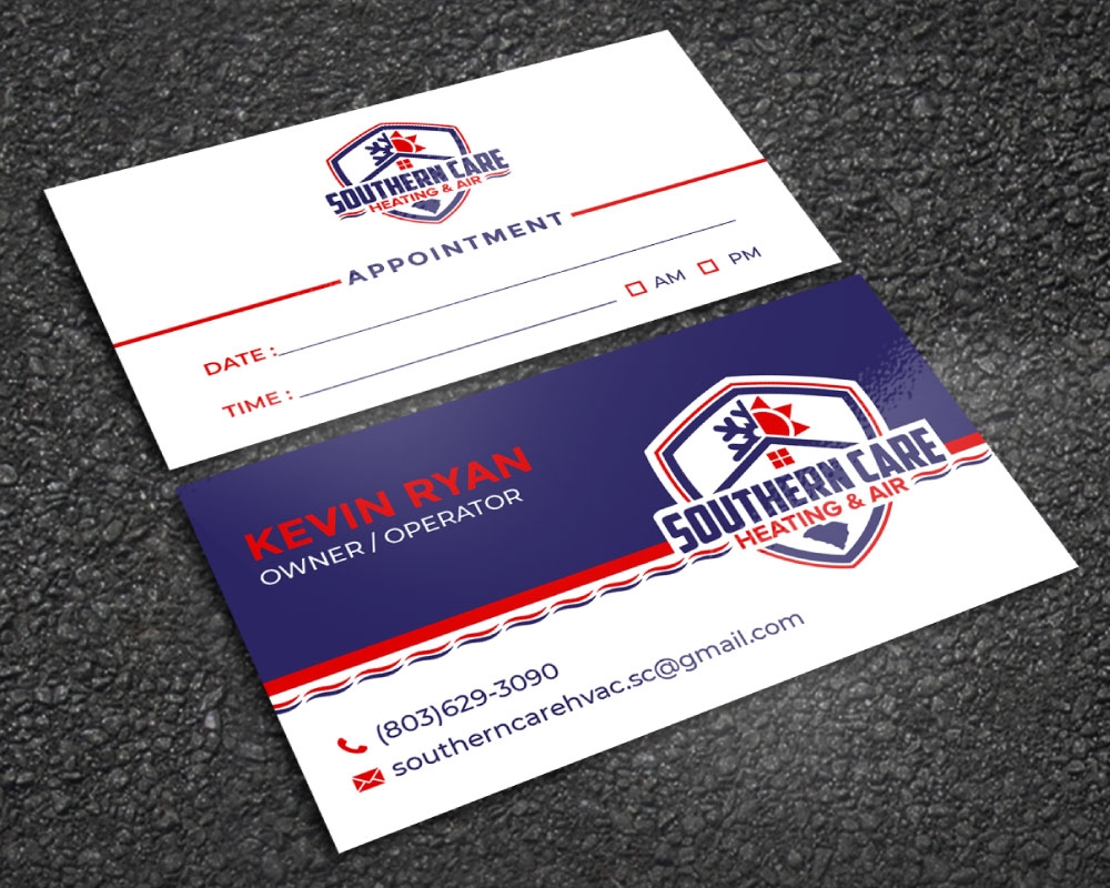 Southern Care Heating & Air logo design by Boomstudioz