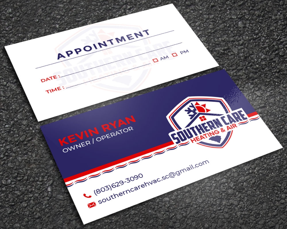 Southern Care Heating & Air logo design by Boomstudioz