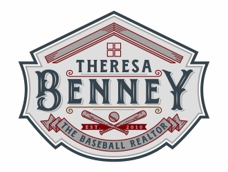 Theresa Benney - The Baseball Realtor logo design by Eko_Kurniawan