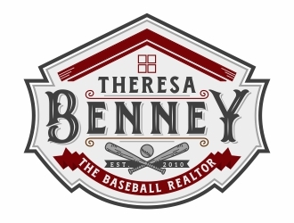 Theresa Benney - The Baseball Realtor logo design by Eko_Kurniawan