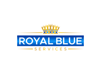 Royal Blue Services logo design by nandoxraf