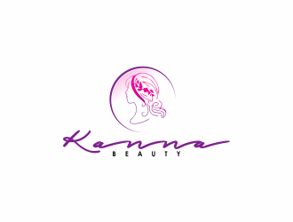 Kanna Beauty logo design by giphone