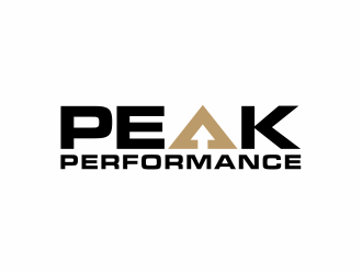 Peak Performance logo design by mutafailan
