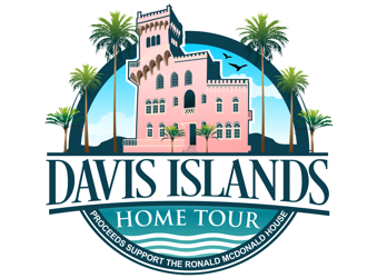 Davis Islands Home Tour logo design by coco