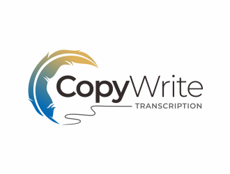 CopyWrite Transcription logo design by mutafailan