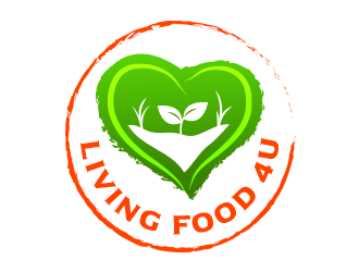 LivingFood4U logo design by BeDesign