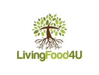 LivingFood4U logo design by LogOExperT