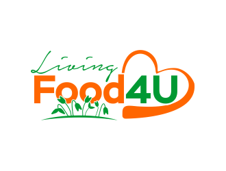 LivingFood4U logo design by Gwerth