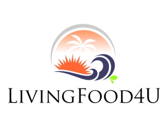 LivingFood4U logo design by jetzu