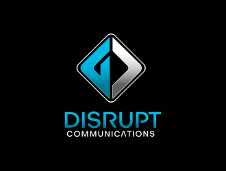 Disrupt Communications logo design by thegoldensmaug