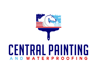 Central Painting and Waterproofing logo design by mrdesign
