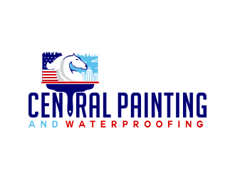 Central Painting and Waterproofing logo design by mrdesign