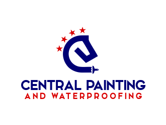 Central Painting and Waterproofing logo design by mrdesign