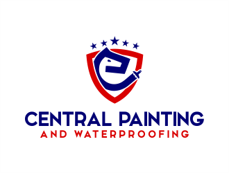 Central Painting and Waterproofing logo design by mrdesign