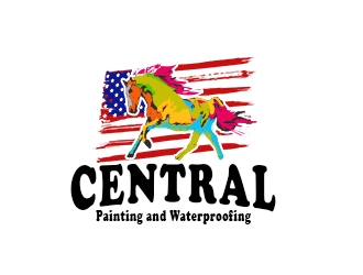 Central Painting and Waterproofing logo design by bougalla005
