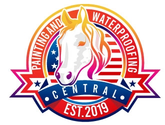 Central Painting and Waterproofing logo design by Suvendu