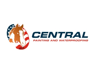 Central Painting and Waterproofing logo design by Suvendu