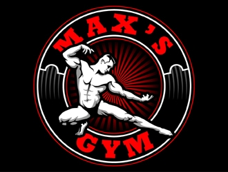 Max’s Gym logo design by MAXR