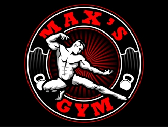 Max’s Gym logo design by MAXR