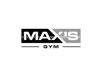 Max’s Gym logo design by haidar