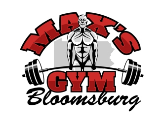 Max’s Gym logo design by DreamLogoDesign