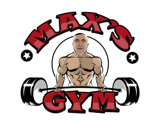 Max’s Gym logo design by DreamLogoDesign