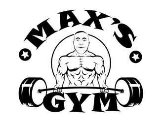 Max’s Gym logo design by DreamLogoDesign
